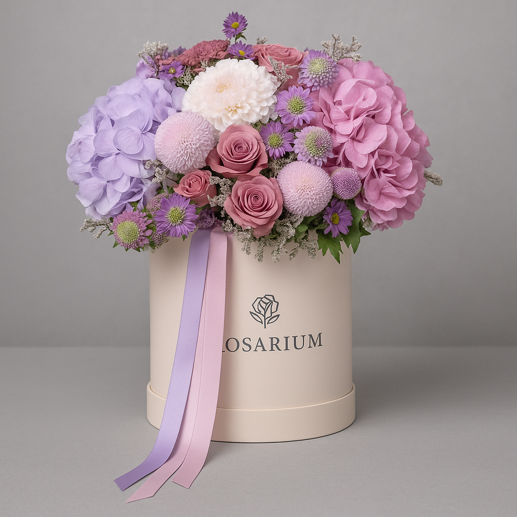Purple & Pink Deluxe Rosarium Box