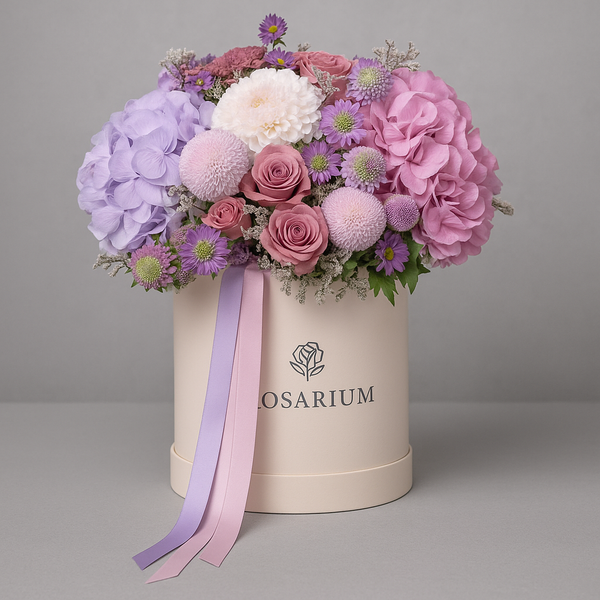 Purple & Pink Deluxe Rosarium Box